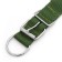 Collar "Comfort" Combined, 58 x 3 cm, Osh 45-52 cm, dark green