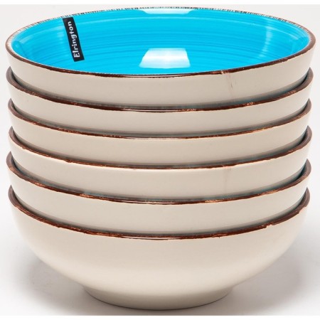 A set of deep plates of Elrington “Airgraph. Maldives ", 18 cm, 6 pcs-2