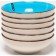 A set of deep plates of Elrington “Airgraph. Maldives ", 18 cm, 6 pcs