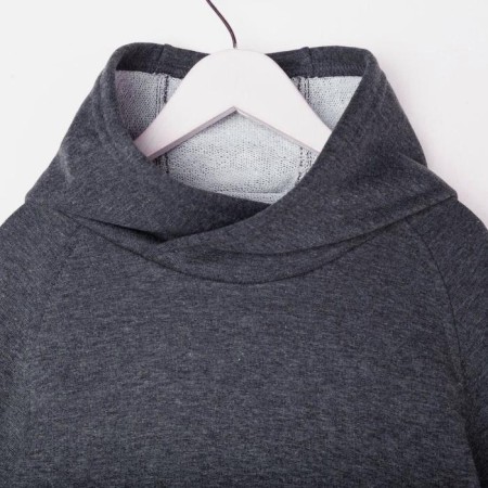 Costume for a boy (sweatshirt, trousers) minku: casual collection graphite color, height 104-9