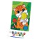 Picture on numbers for children "Cat with glomeruli", 20 x 30 cm