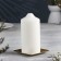 Square Plate Climber of Metal for one candle, 10x1.1 cm, gold