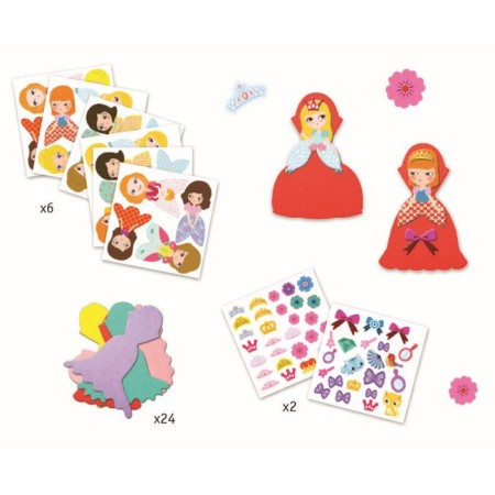 Set for creating applications from DJeco "Princess"-1