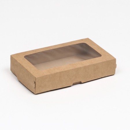 Container is a discovery, with a window, craft, 20 x 12 x 4 cm-6