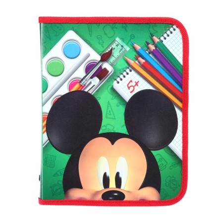 Plastic folder for notebooks A5, on lightning, Mickey Mouse-3