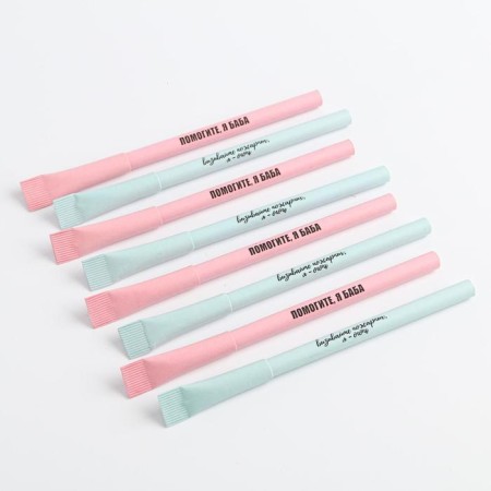 Handle joke Ballic eco blue paste 1.0 mm “Help, I'm woman” MIX price for 1 pc-2