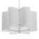 Lamp Bayerlux "Laura" E27 15W white 42x42x22.5-122 cm