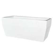 Kashpo for flowers 80x40x34 cm, 75 l, color white granite