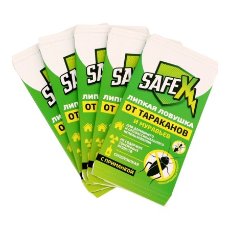 A glue dummy trap with a bait, from cockroaches and ants Safex, 5 pcs-2