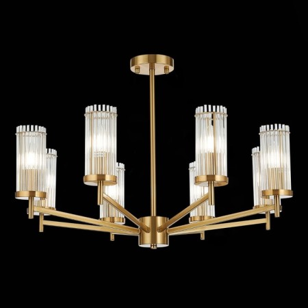 Ceiling Ceiling ST LUCE. SL1233.302.08. Bitonto. 8x60 watts, E14, 76x76x50.7 cm, brass color-1