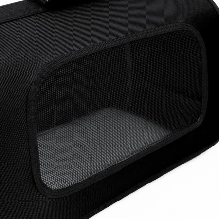 Bag-carrier with a window for a muzzle, 42 x 21 x 25 cm, black-5