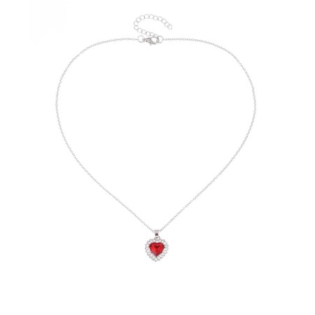 Pendant "chosen" heart in love, 40 cm, color mix-2