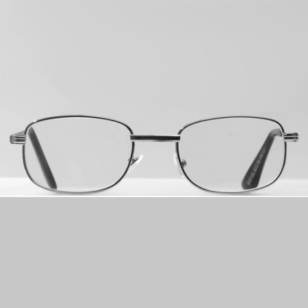 Ready glasses GA0128 A (color: C1 silver; diopter: +3; tint: no)-2
