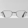 Ready glasses GA0128 A (color: C1 silver; diopter: +3; tint: no)