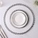 Serving napkin "Michendi", 38 × 38 cm, black and white color