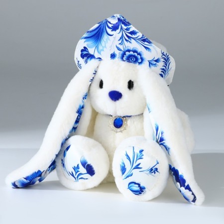 Soft toy of Bunny "LI in Kokoshnik", hare-3