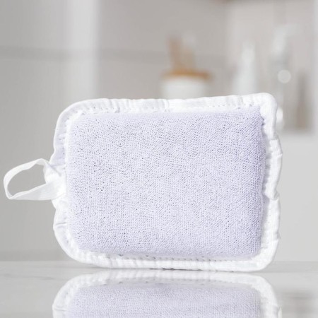 Body sponge with a peeling effect, 10 × 12 × 4 cm, color mix-1