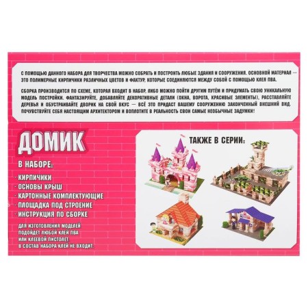 Designer from the bricks "House", 309 parts-5