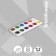 Watercolor 12 colors, Erichkrause, in soft plastic, without brush, economical packaging, a package with euro suspension