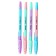 Ballpoint handle Berlingo "Tribase Grip Haze", 0.7 mm, flu, blue, mix