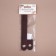 The fastener is sewn for the bag, on the button, 15.5 × 2.5 cm / 4.5 × 2.5 cm, brown / silver color