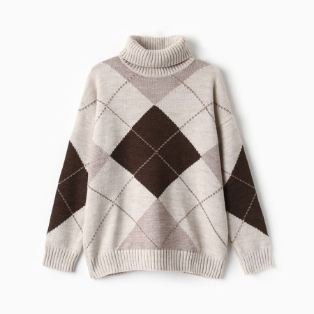 Jumper female minku: casual collection beige color, rr 50-52-9