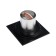 Gag Aflorn AF10510F-10, D = 50 mm, vertical, 100x100 mm, brass, black