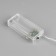Garland “thread” 2 m with nozzles “ghost”, IP20, silver thread, 20 LED, glow warm white, 2 modes, AAX2