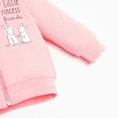 Set: Huds and pants crumb I "Princess", height 80-86 cm, gray/pink color-2