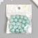 Beads for creativity plastic "gray-green" matte d = 1.2 cm set 20 g