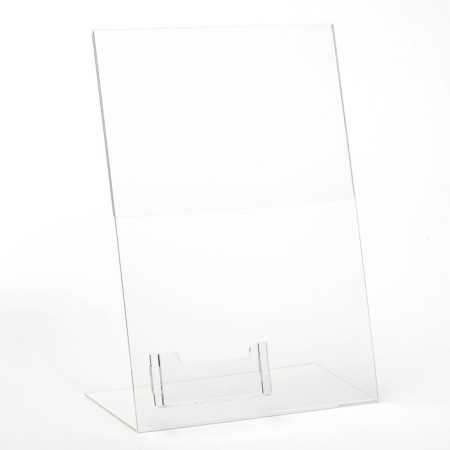 Menuholder with L-figurative businessmist A4, outpostlo 2 mm, transparent-1