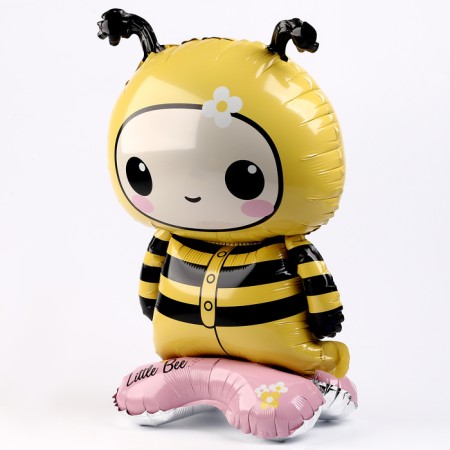 Foil ball 18 "Bee", on a stand, under the air-1