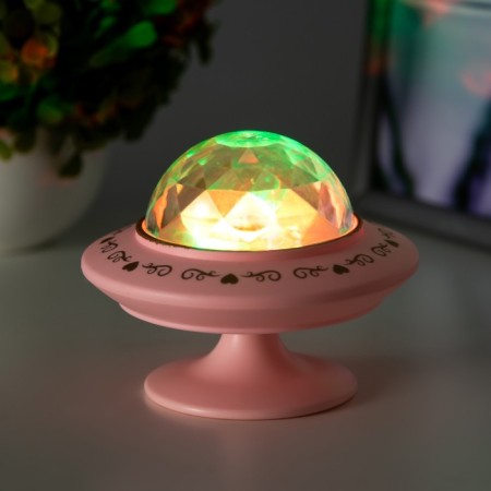 Fuzn-spectator "Fusion" LED 3HLR44 disco, pink 12x12x10 cm Risalux-6