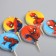 Candle in the cake set, Spider-Man. 5 pcs.