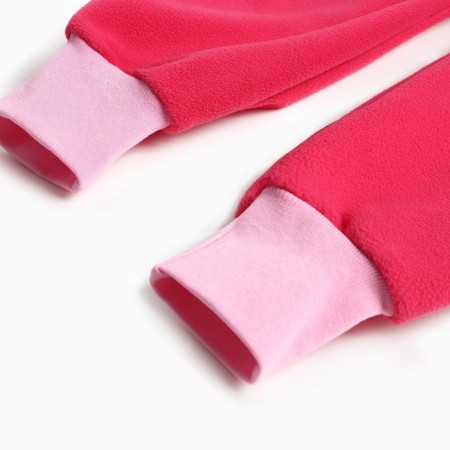 Overalls for the girl, raspberry color, height 104-110 cm-3