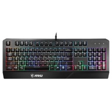 Keyboard MSI Vigor GK20 RU Black USB Multimedia for Gamer LED