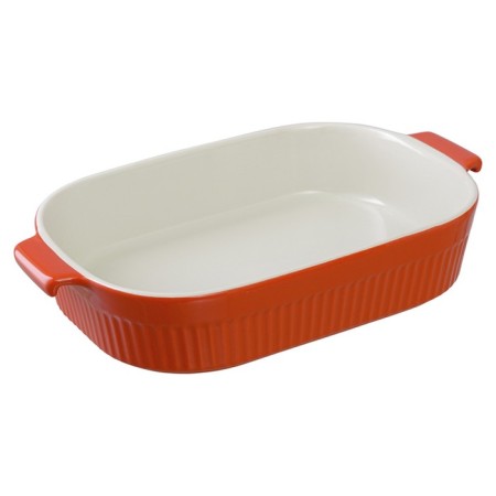 Liberty Jones Soft RipPles baking dish, size 29.2x18.2 cm, red color-1