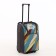 Small 37 L (S) suitcase with a SACVOYAGE bag, lightning department, extension, external pocket, gray color gray