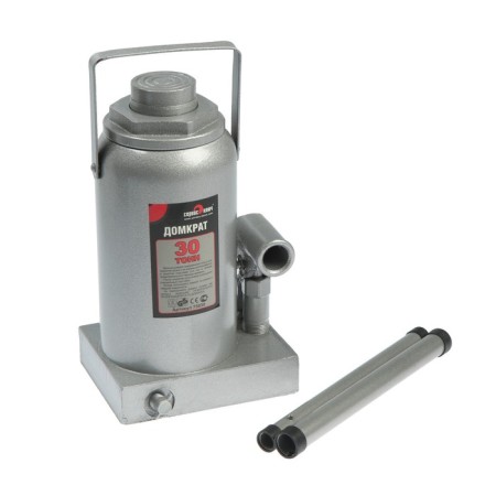 Hydraulic bottle jack "Key service" 75030, 30 tons, 285-465 mm