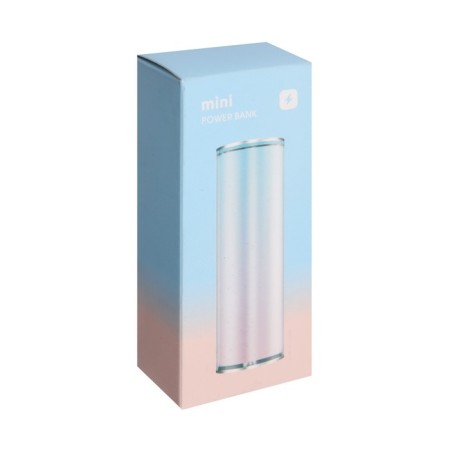 External battery Y213, 5000 mAh, USB, Type-C, 2 A, blue pink-9