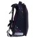 School backpack 38 x 30 x 16 cm, ergonomic back, stavia "avocado", black/lilac