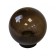 Lamp Garden Era "Shar" E27, IP44, 60W, 250x250x260 mm, black