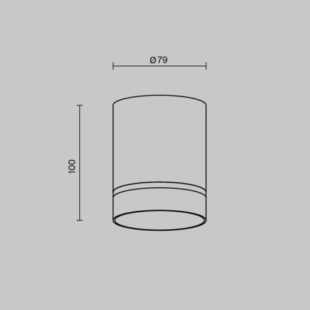 Technical C085CL-9W3K-W, LED, 9W, 7.9x7.9x10 cm, 350lm, 350lm, white color-6
