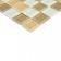 Glass mosaic Bonaparte Raf Coffee, 300x300x4 mm