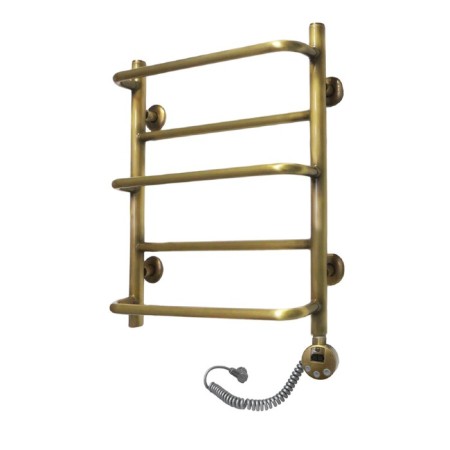 Domoterm electric heated towel rail "Orpheus", 500 x 700 mm, 5 crossbars, right, bronze-1