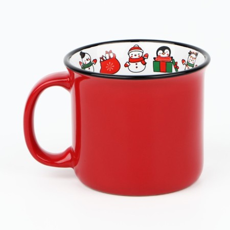 New Year's ceramic mug “Happy New Year!”, 450 ml, white color-3