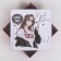 Gift box "Love You", square, 19 x 19 x 12 cm