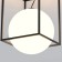 Ceiling chandelier Mantra Desigual, E27, 1x20W, 285x285x405 mm, black color