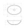 ABBER KRISTALL AT2802onyX sink, invoice, 500x350x150 mm, polyester resin, black