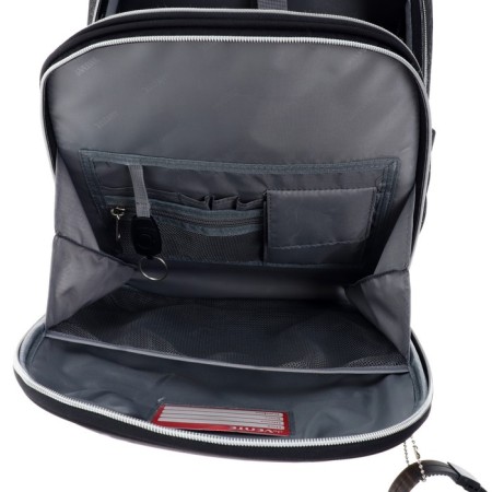 School backpack Devente Born to be Strong + watch, 38 x 28 x 16 cm, ergonomic back, black-10